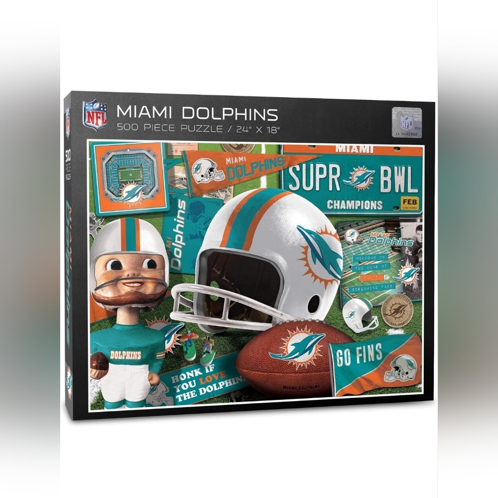 Miami Dolphins Puzzle (Discounted Shipping)